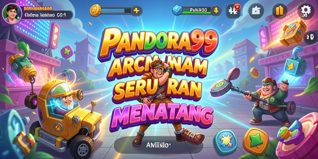 Tampilan gameplay PANDORA99 yang seru dan penuh warna.