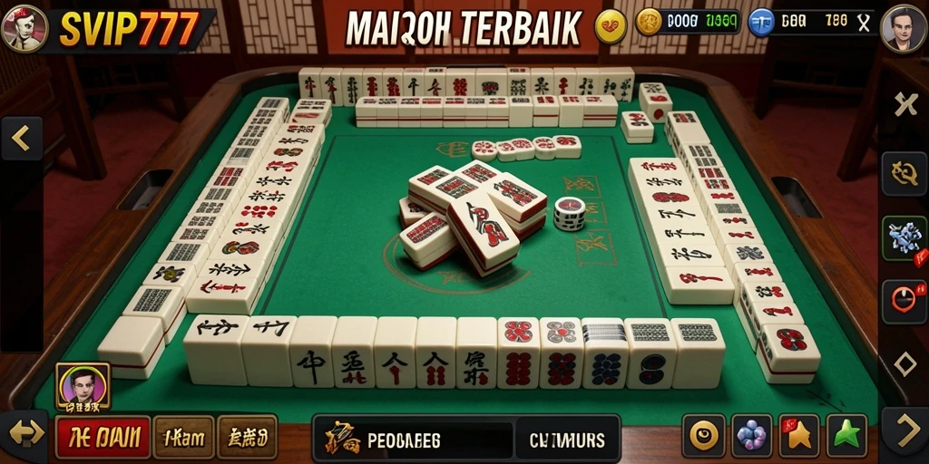 Tampilan bermain Mahjong yang menarik dan interaktif di SVIP777.
